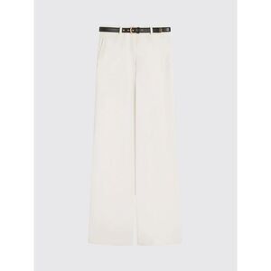 Max Mara Studio Pants Woman Yellow Cream